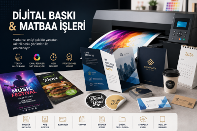 DİJİTAL BASKI - MATBAA
